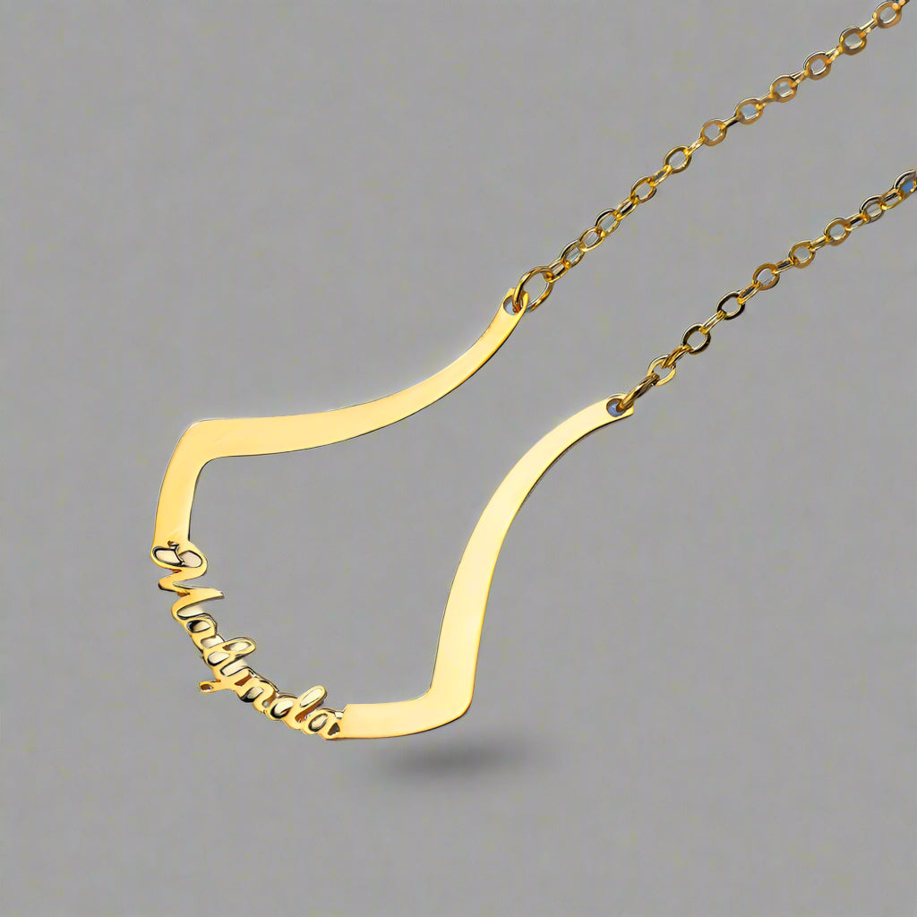 925 Silver Ring Holder Necklace – Custom Name Jewelry