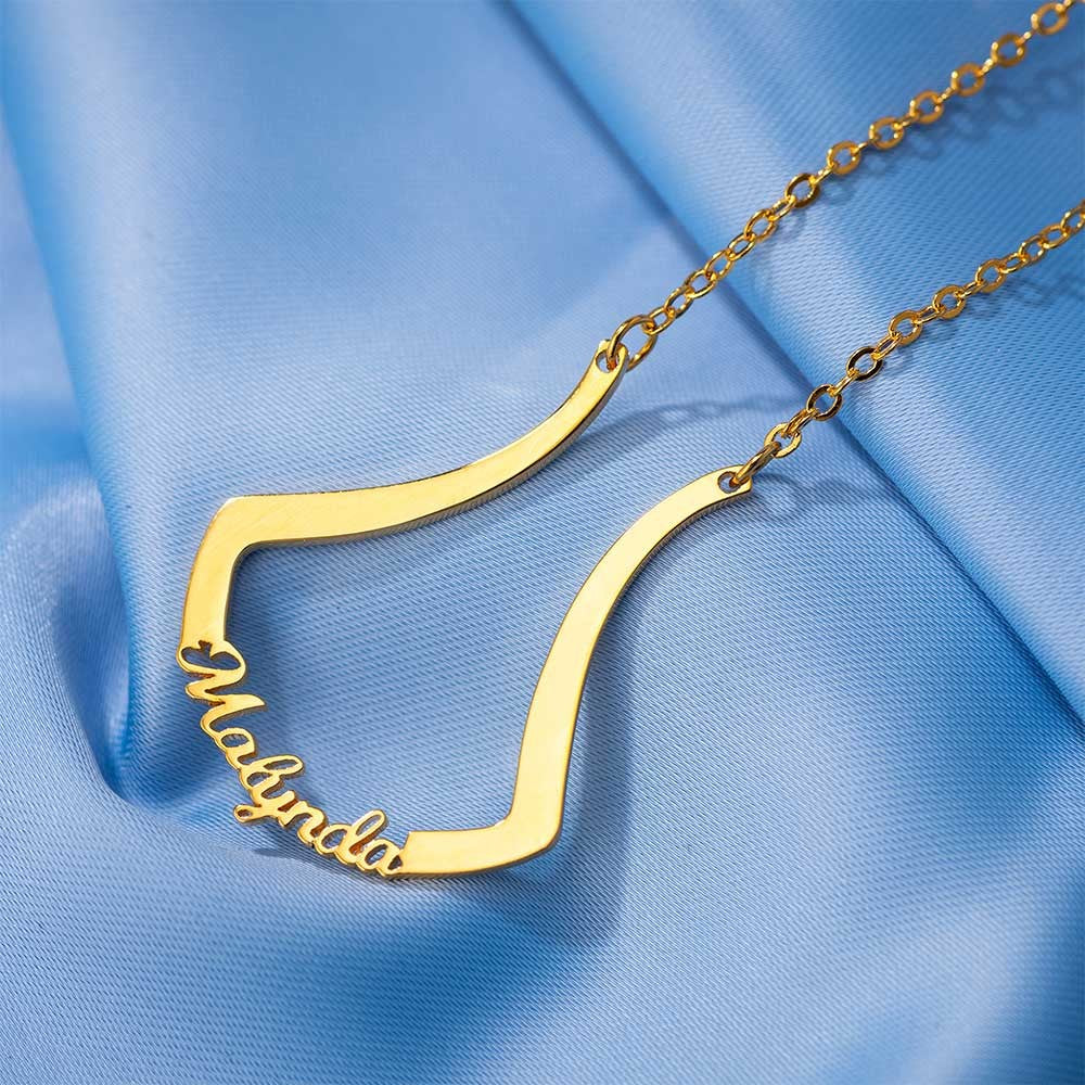 925 Silver Ring Holder Necklace – Custom Name Jewelry