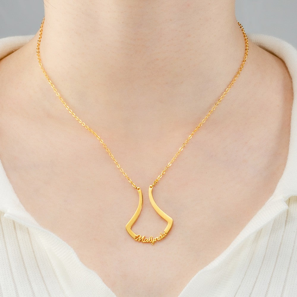 925 Silver Ring Holder Necklace – Custom Name Jewelry