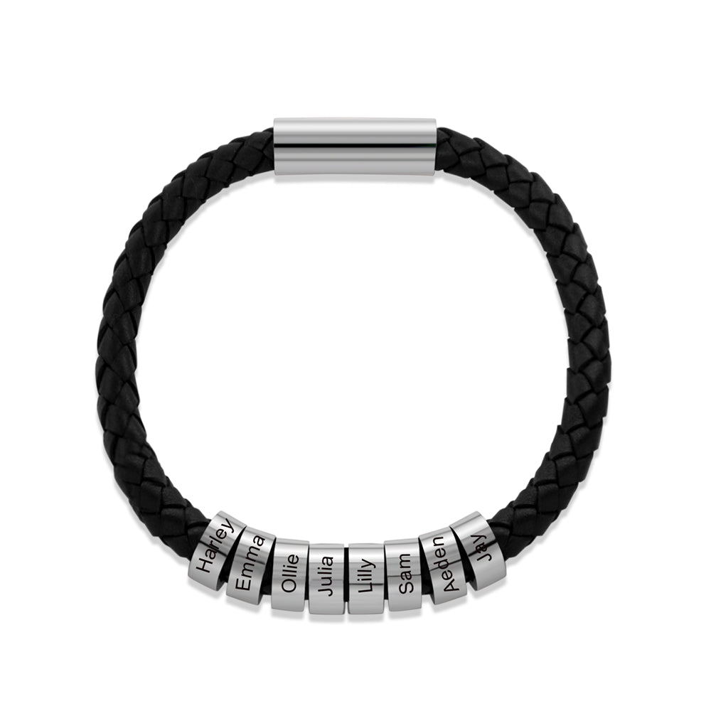 Custom Name Braided Bracelet
