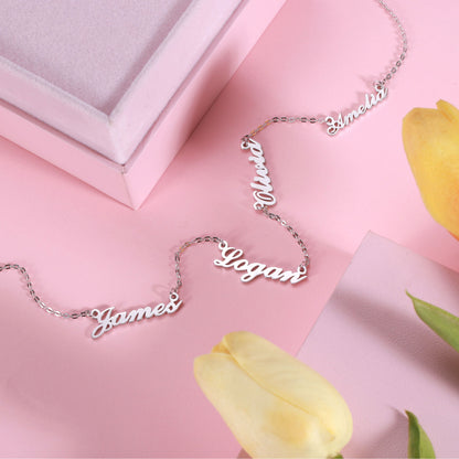Name Necklace – Custom Upto 4 Names