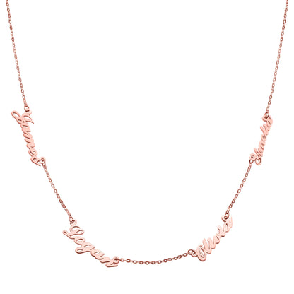 Name Necklace – Custom Upto 4 Names