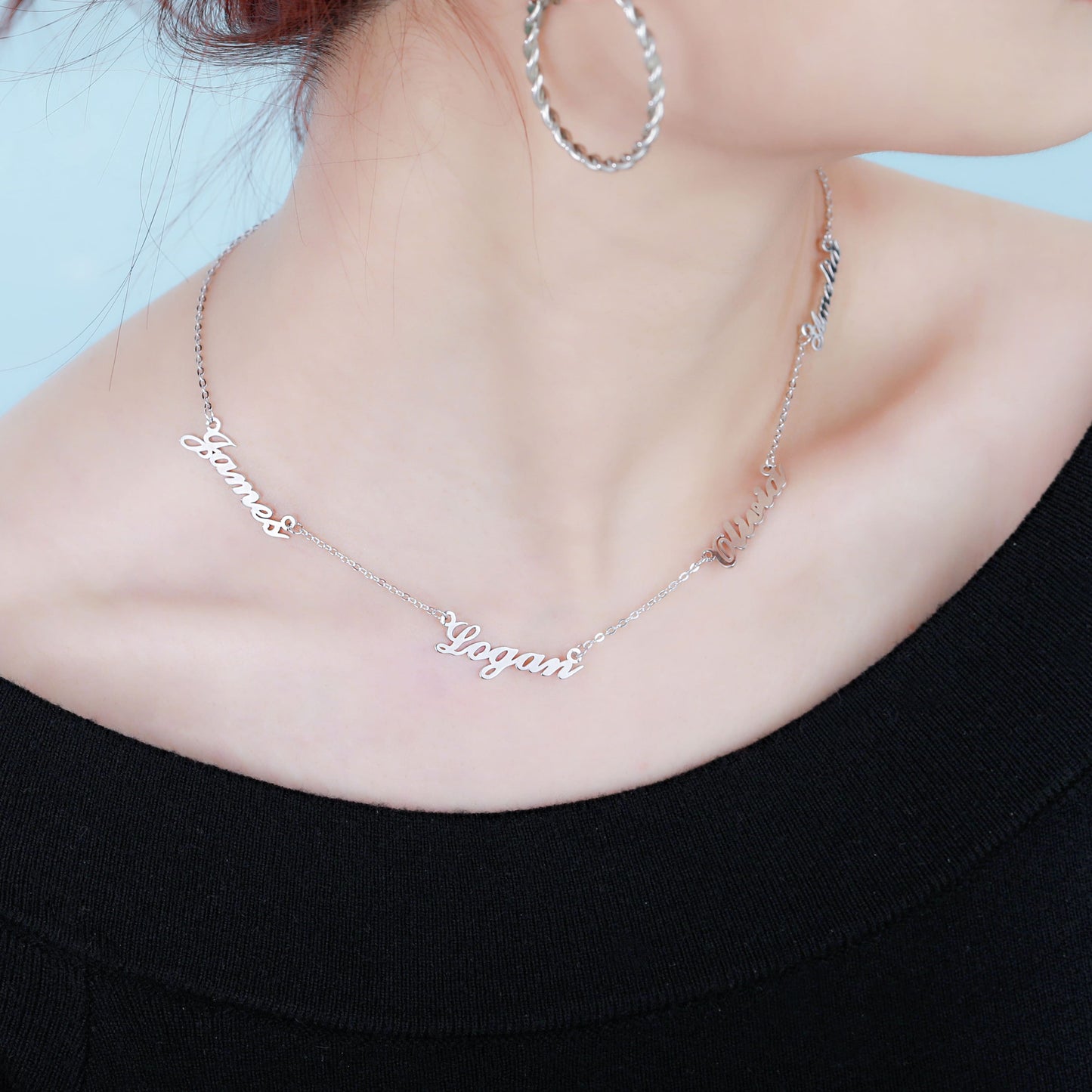 Name Necklace – Custom Upto 4 Names