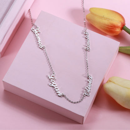 Name Necklace – Custom Upto 4 Names